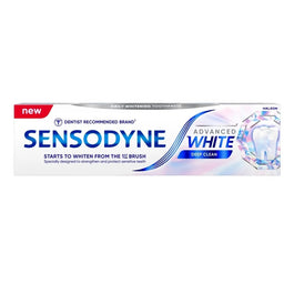 Sensodyne Advanced White Deep Clean pasta do zębów z fluorkiem 75ml