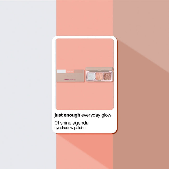 Poppy Head Just Enough Everyday Glow paleta cieni do powiek