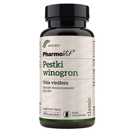 Pharmovit Pestki winogron suplement diety 90 kapsułek