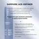 Veoli Botanica Sapphire Age-Definer liftingująco-remodelująca maska anti-aging z czystym peptydem miedziowym 0.5% peptydem antygrawitacyjnym 2% i peptydem biomimetycznym 1% 50ml