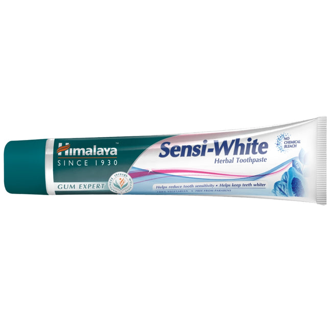 Himalaya Sensi-White ziołowa pasta wybielająca na wrażliwe i krwawiące dziąsła 75ml