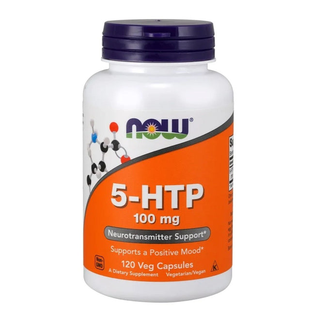 Now Foods 5-HTP 100mg 5-hydroksytryptofan suplement diety 120 kapsułek
