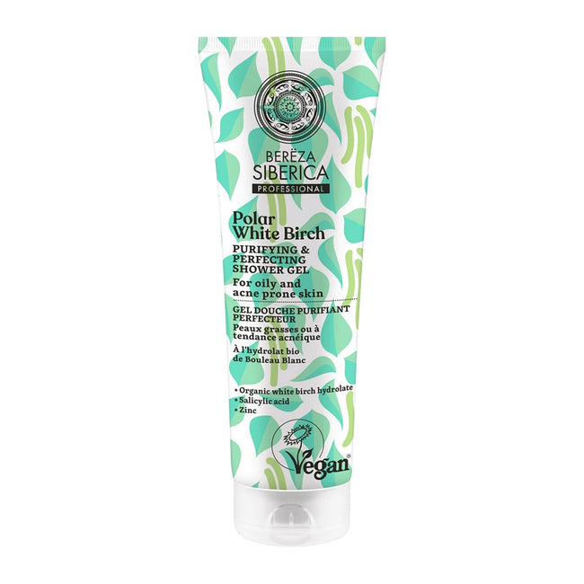 Natura Siberica Bereza Siberica oczyszczający żel pod prysznic do skóry tłustej oraz z tendencją do powstawania trądziku 200ml