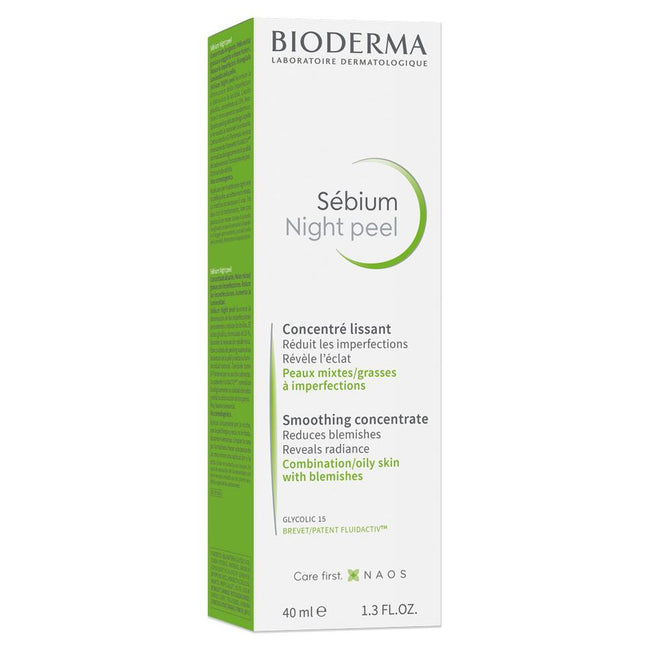 Bioderma Sebium Night Peel delikatny peeling do twarzy na noc 40ml