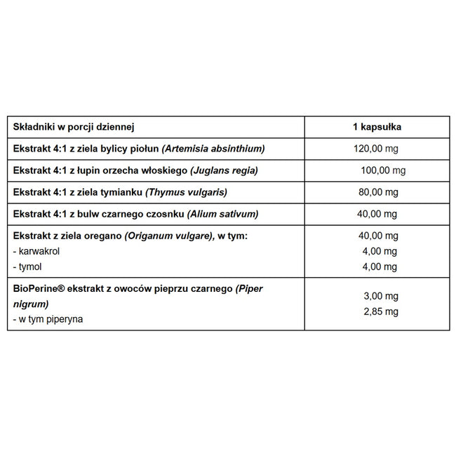 Pharmovit Paravitol™ wsparcie jelit suplement diety 60 kapsułek