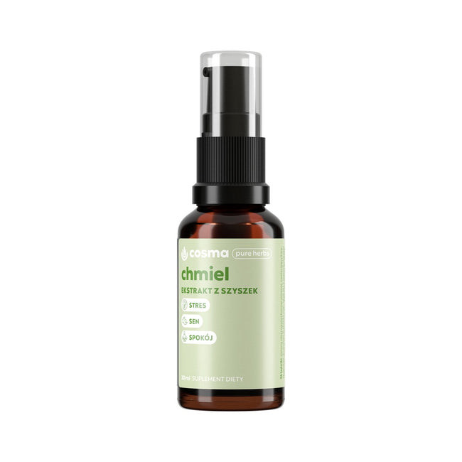 Cosma Cannabis Pure Herbs Chmiel ekstrakt z szyszek chmielu suplement diety 30ml