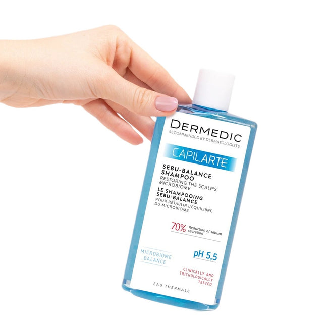 DERMEDIC Capilarte Sebu-Balance szampon przywracający równowagę mikrobiomu skóry 300ml
