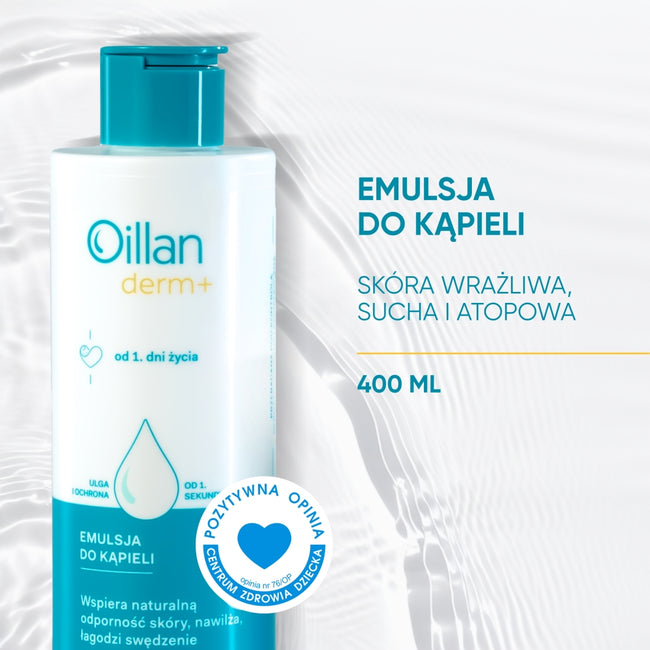 Oillan Derm+ emulsja do kąpieli 400ml