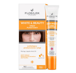 Floslek White & Beauty krem punktowy wybielający przebarwienia i piegi 20 ml