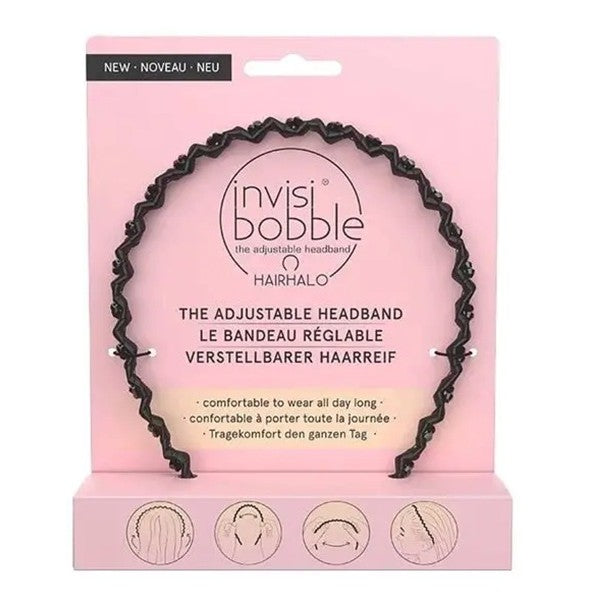 Invisibobble Hairhalo opaska do włosów Black Sparkle 1szt.