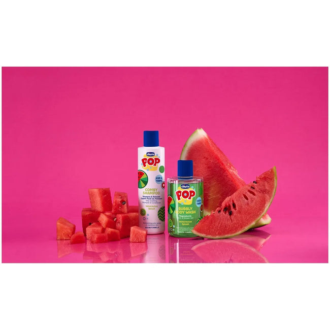 Chicco Pop szampon i odżywka 2w1 o zapachu arbuzowego sorbetu 250ml