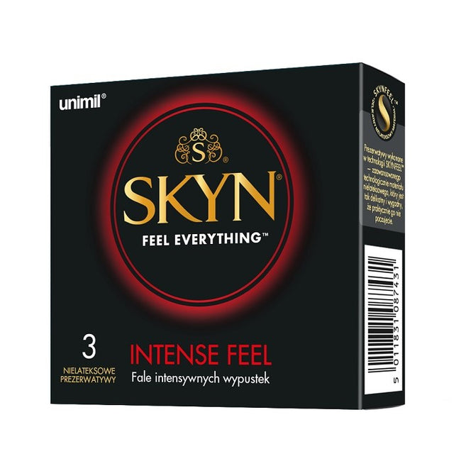 SKYN Intense Feel nielateksowe prezerwatywy z wypustkami 3szt