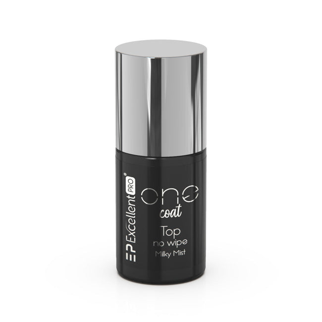 Excellent PRO One Coat Top No Wipe top bez przemywania Milky Mist 7g
