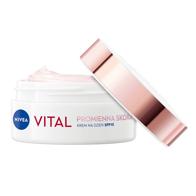 Nivea Vital Promienna Skóra przeciwzmarszczkowy krem na dzień SPF15 50ml