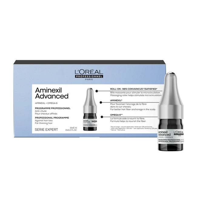 L'Oreal Professionnel Serie Expert Aminexil Advanced zaawansowana kuracja przeciw wypadaniu włosów 10x6ml