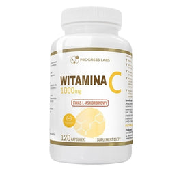 Progress Labs Witamina C 1000mg suplement diety 120 kapsułek