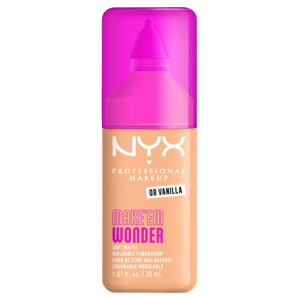 NYX Professional MakeUp Make'Em Wonder podkład do twarzy z długotrwałym kryciem 30ml