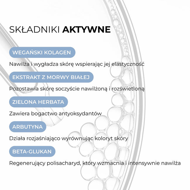 L'biotica Maska kolagenowa na tkaninie - wygładza i liftinguje 23ml