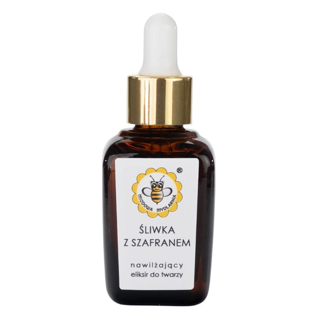 Miodowa Mydlarnia Olejek do twarzy Śliwka z Szafranem 30ml