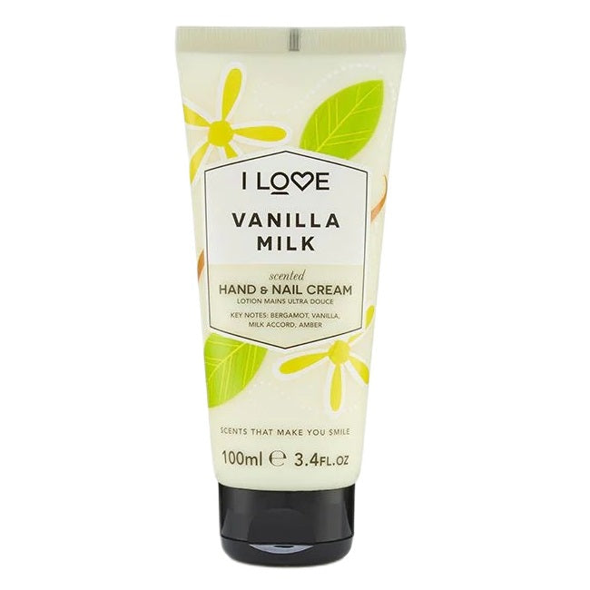I Love Scented Hand & Nail Cream nawilżający krem do dłoni i paznokci Vanilla Milk 100ml