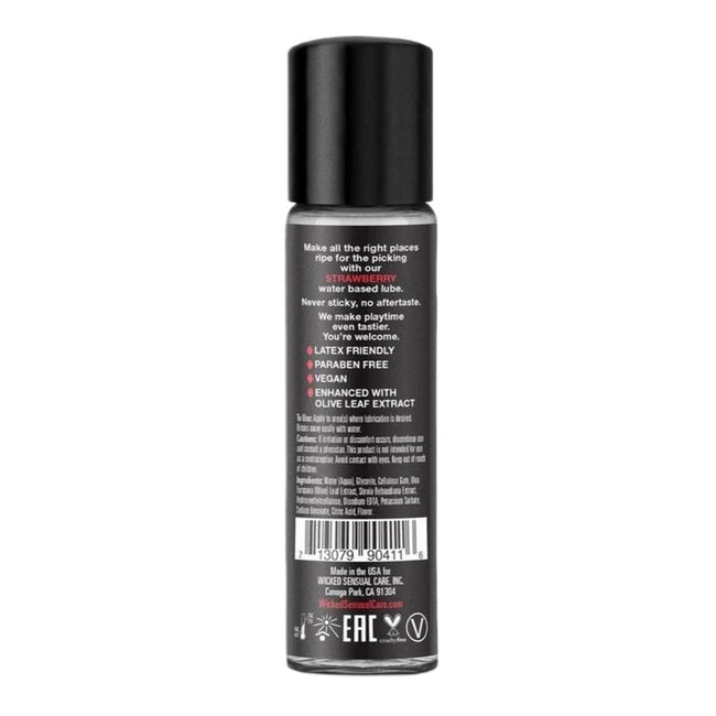 Wicked Water Based Intimate Lubricant lubrykant na bazie wody Strawberry 30ml