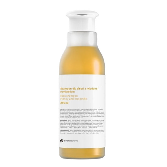 Botanicapharma Szampon dla dzieci z miodem i rumiankiem 250ml