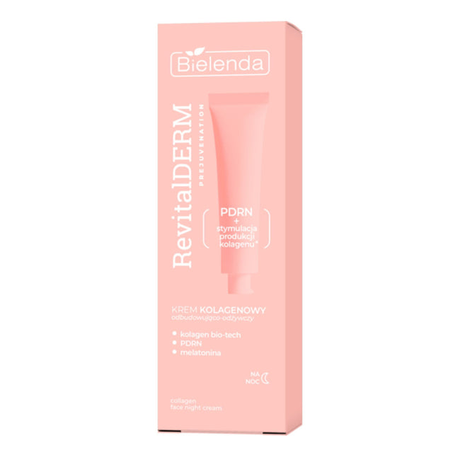 Bielenda Revital Derm Prejuvenation krem kolagenowy odbudowująco-odżywczy na noc 40ml
