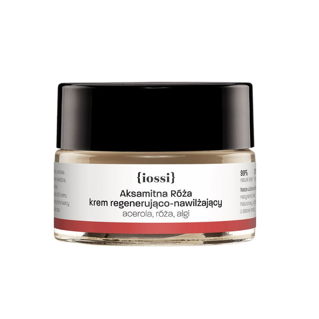 Iossi Aksamitna Róża krem regenerująco-nawilżający acerola & róża & algi 15ml