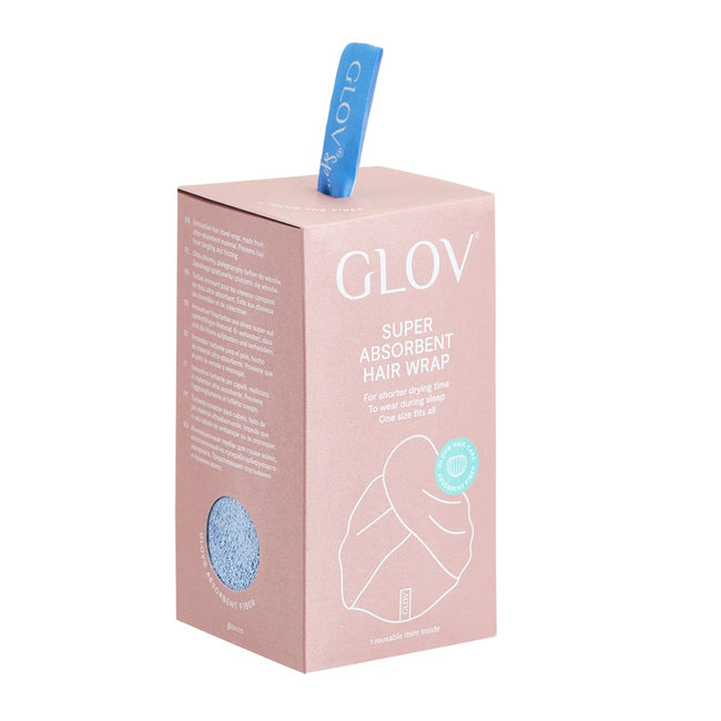 Glov Ultrachłonny pielęgnacyjny turban do włosów Blue