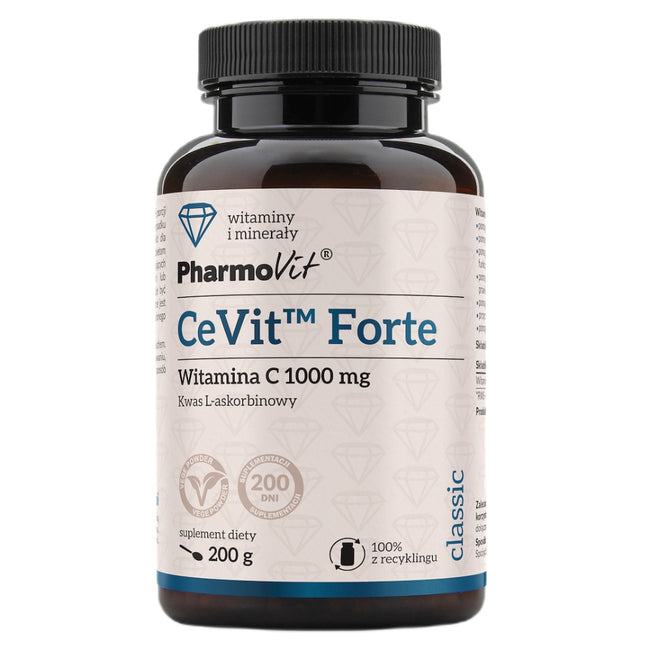 Pharmovit CeVit™ Forte Witamina C 1000mg suplement diety w proszku 200g