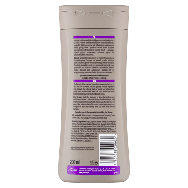 Joanna Ultra Color szampon srebrne popielate odcienie blond 200ml