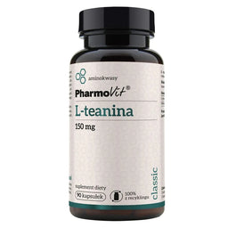 Pharmovit L-teanina 150 mg suplement diety 90 kapsułek