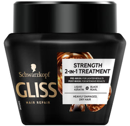 Gliss Ultimate Repair Strength 2-in-1 Treatment wzmacniająca maska do włosów mocno zniszczonych i suchych 300ml