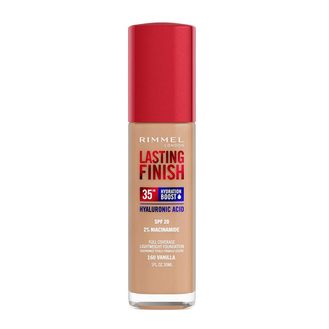 Rimmel Lasting Finish 35H silnie nawilżający i długotrwale kryjący podkład do twarzy z filtrem SPF