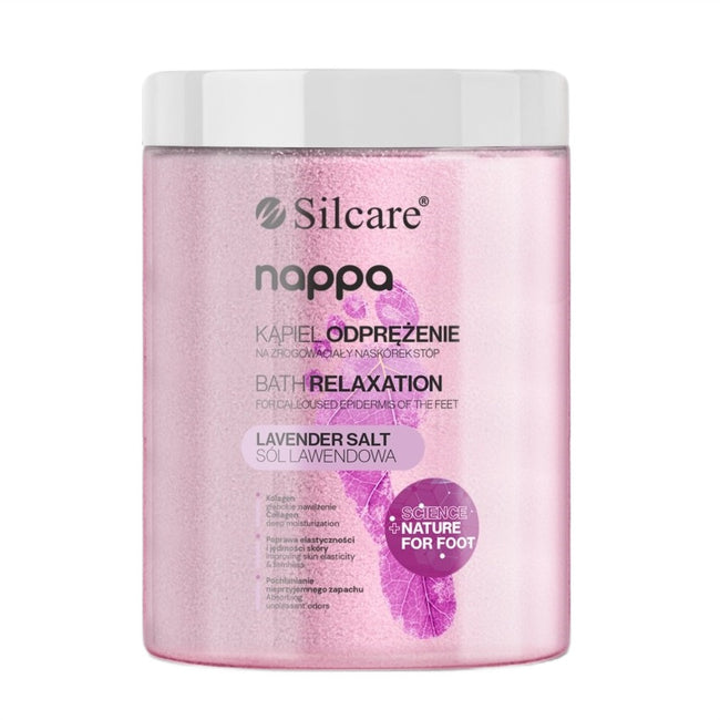 Silcare Nappa sól lawendowa odprężenie na zrogowaciały naskórek stóp 1250g