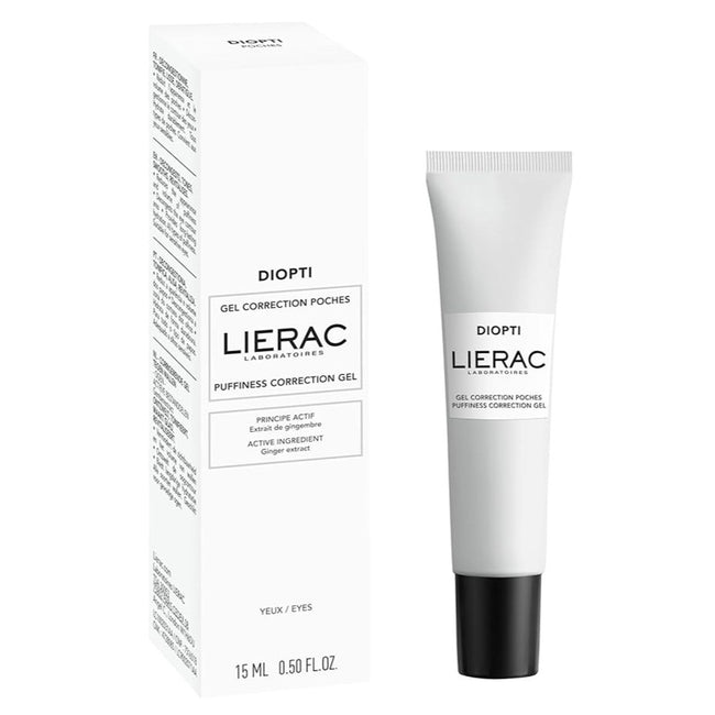 LIERAC Diopti żel korygujący opuchliznę pod oczami 15ml