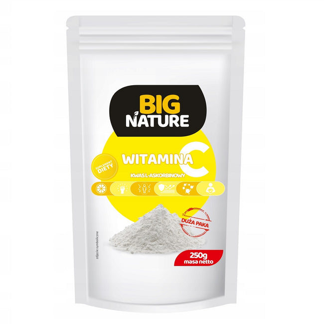 Big Nature Witamina C kwas L-askorbinowy suplement diety 250g