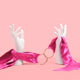 So Divine Luxury Silk Restraints jedwabiste wstążki do wiązania Pink