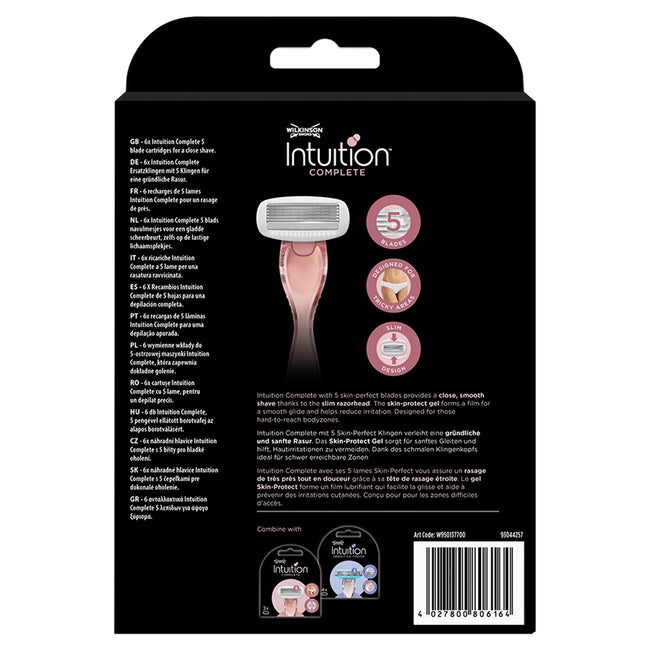 Wilkinson Intuition Complete maszynka do golenia i 6 wkładów