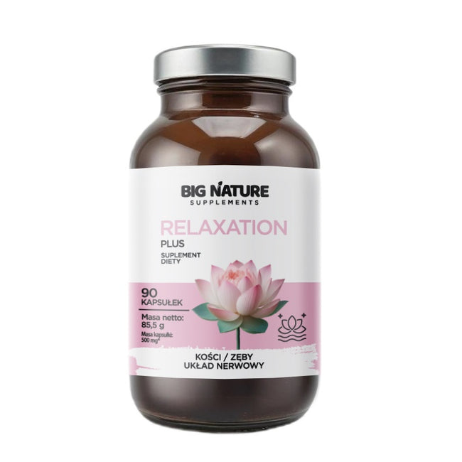 Big Nature Relaxation Plus suplement diety 90 kapsułek