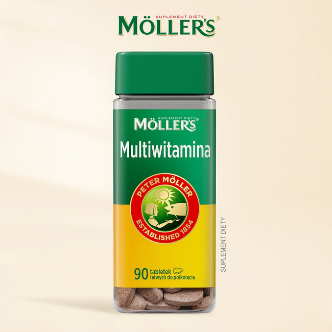 Möller's Multiwitamina suplement diety 90 tabletek