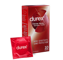 Durex Feel Thin Ultra super cienkie prezerwatywy lateksowe 10szt