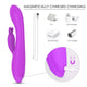 S-HANDE Naughty wibrator podgrzewany z 9 trybami wibracji Purple