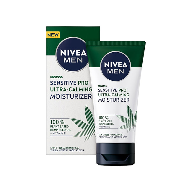Nivea Men Hemp Sensation zestaw balsam po goleniu 100ml + pianka do golenia 200ml + krem nawilżający 75ml