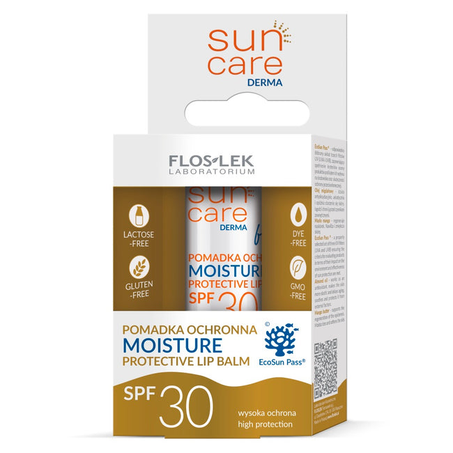 Floslek Sun Care Derma pomadka ochronna do ust SPF30 4g