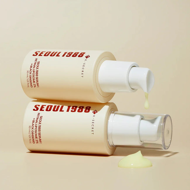 K-SECRET Seoul 1988 Retinal Liposome 2% Black Ginseng ujędrniające serum do twarzy 30ml