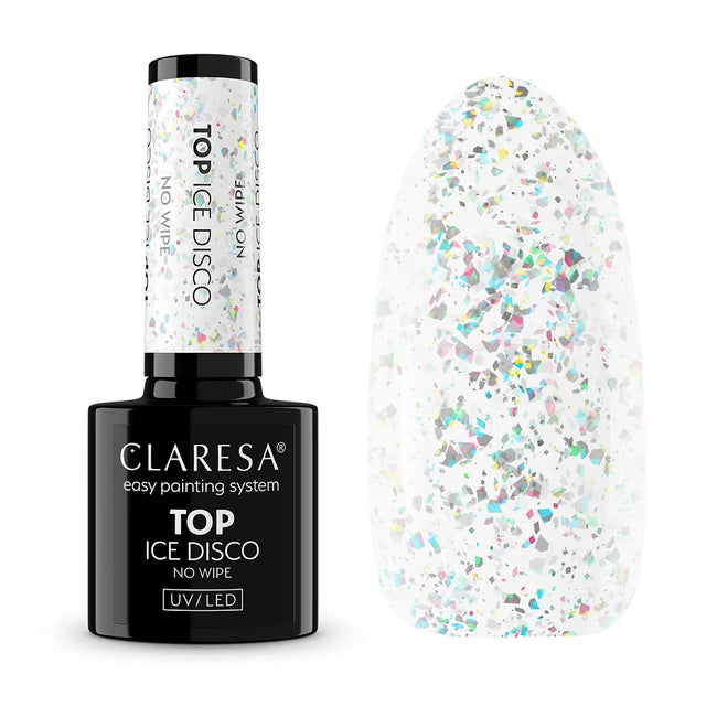Claresa Top No Wipe Ice Disco top hybrydowy 5g