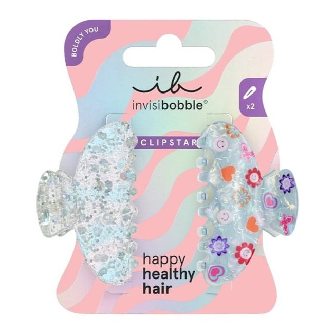 Invisibobble Clipstar Boldly You klamry do włosów Cosmic Glow M 2szt.
