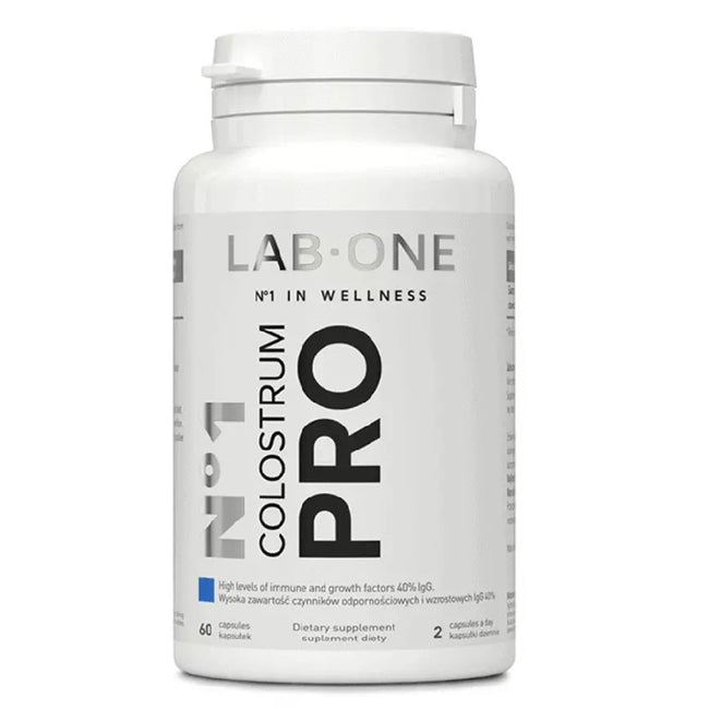 LAB ONE N°1 Colostrum Pro suplement diety wspierający odporność 60 kapsułek