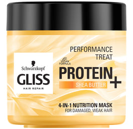 Gliss Performance Treat 4-in-1 Nutrition Mask maska odżywcza do włosów Protein + Shea Butter 400ml